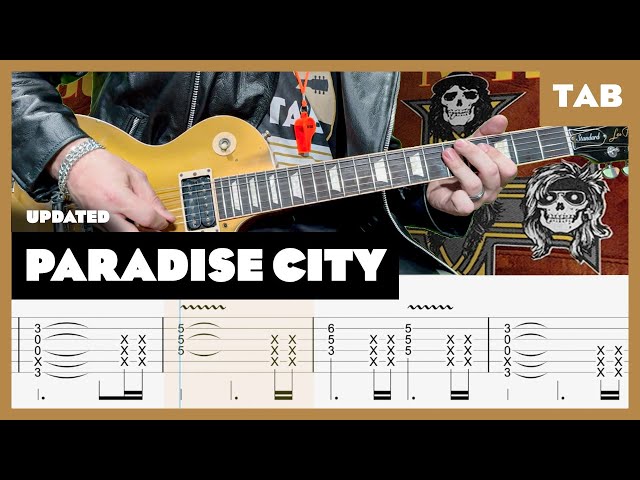 Guns N’ Roses - Paradise City  - Guitar Tab (Remake) | Lesson | Cover | Tutorial