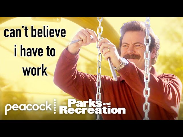parks department actually doing their job | Parks and Recreation