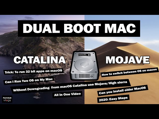 How to dual boot Mac: Run two versions of macOS Catalina & macOS Mojave on a Mac | Easy Steps 2020