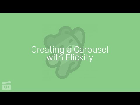 Creating a Carousel with Flickity