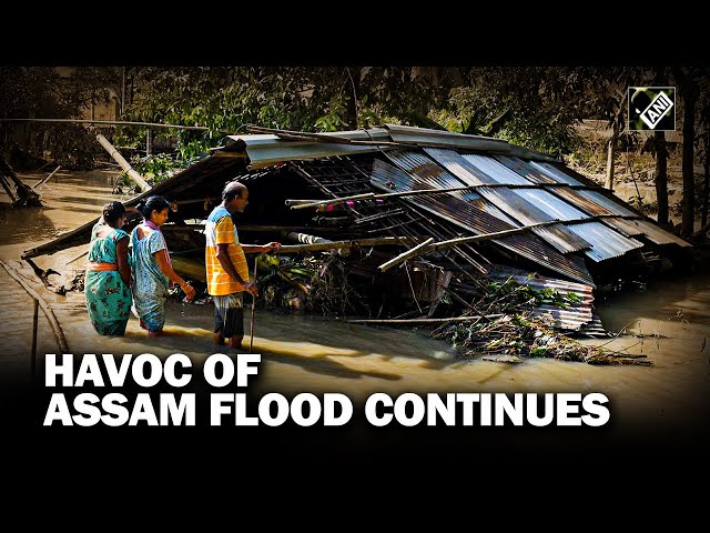 Floods continue to wreak havoc in Assam; homeless people seek govt help
