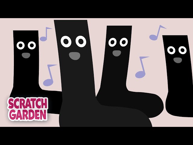 Black Socks! | Camp Song | Scratch Garden