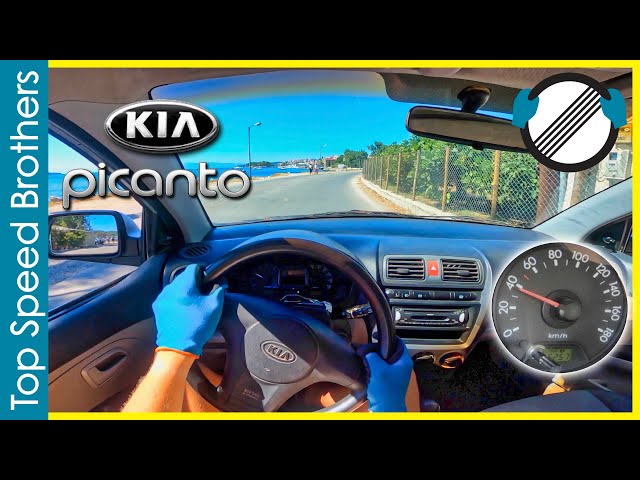 Kia Picanto BA/SA 1.1 65HP (2010) POV TEST DRIVE ONBOARD Greece 🌴