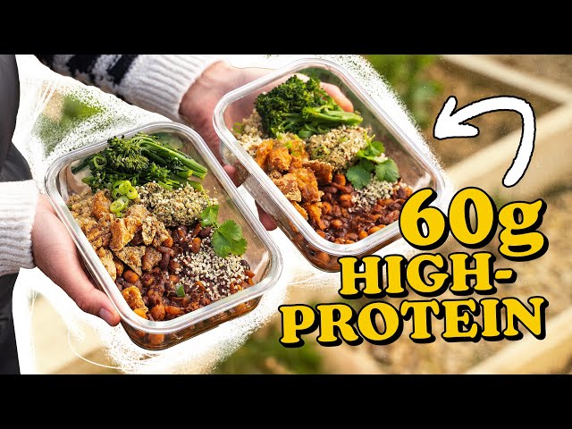 Protein Packed Meal Prep..For Plant-Based Gains💪 Delicious & Easy