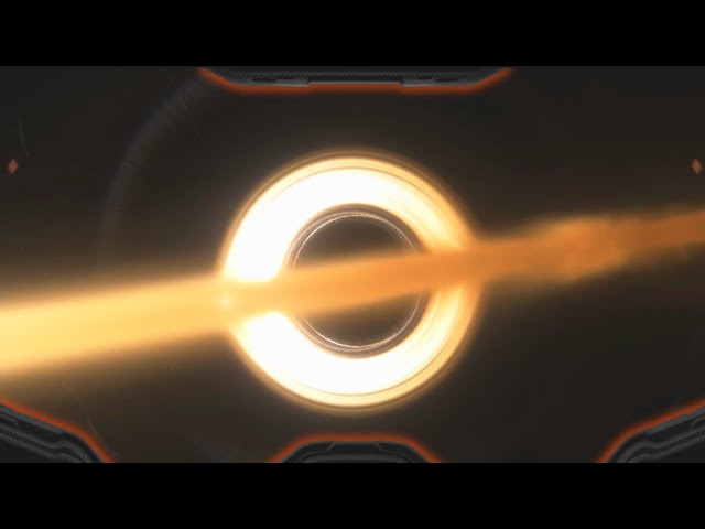 Falling Into a Black Hole (Simulation)