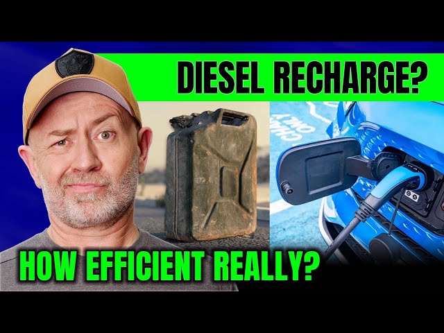 How efficient? Recharging EVs with diesel generators | Auto Expert John Cadogan