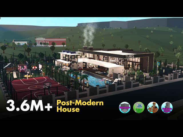 3.6M+ Bloxburg Post-Modern House Tour | Bloxburg Build
