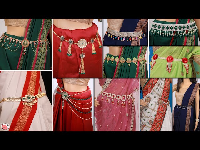 Hint of Glamour!!. Wedding Accessories | #Kamarbandh #SareeBelt #DIYJewelry #LatestFashion #GirlsDIY