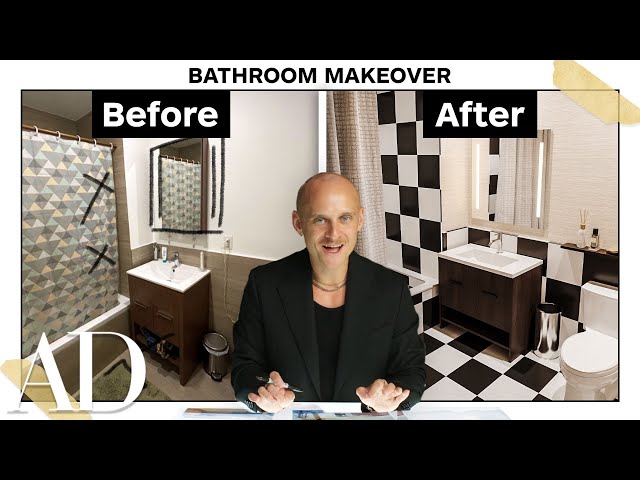Pro Designer Fixes 2 Bathrooms in Need of Renovation (Budget vs. Expensive) | Architectural Digest