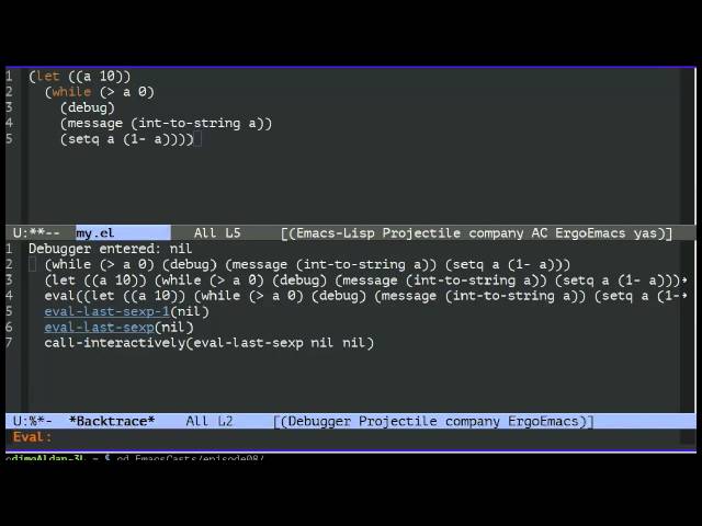 Изучаем Emacs. Episode 08: Инструменты работы с ELisp-кодом