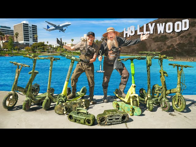 Magnet Fishing in HOLLYWOOD! (Most Shocking Finds)