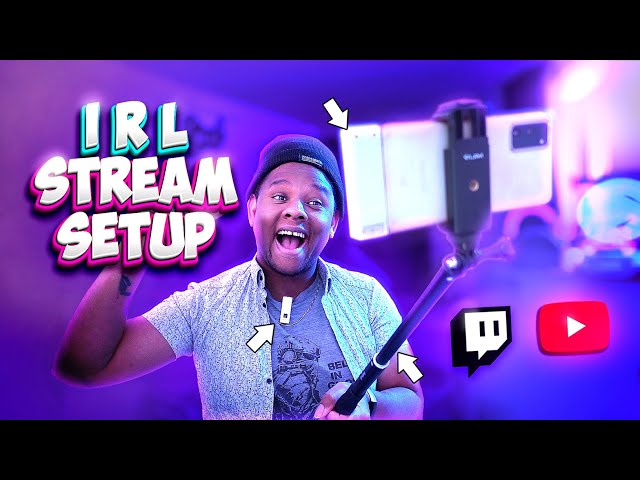 How to Live Stream IRL with a Phone! (StreamElements Twitch Youtube)