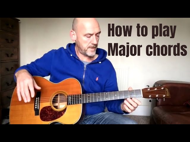 Intro to open major chords - Guitar Lesson