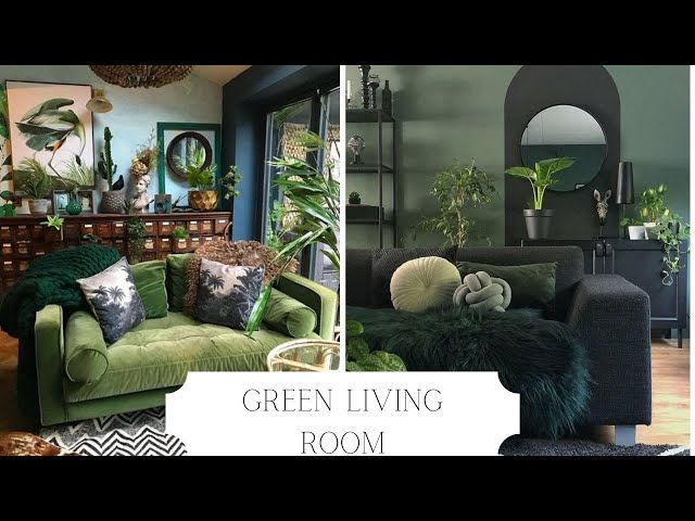 Top  Ways to Style a Green Living Room | Green Living Room | Green Decor | And Then There Was Style