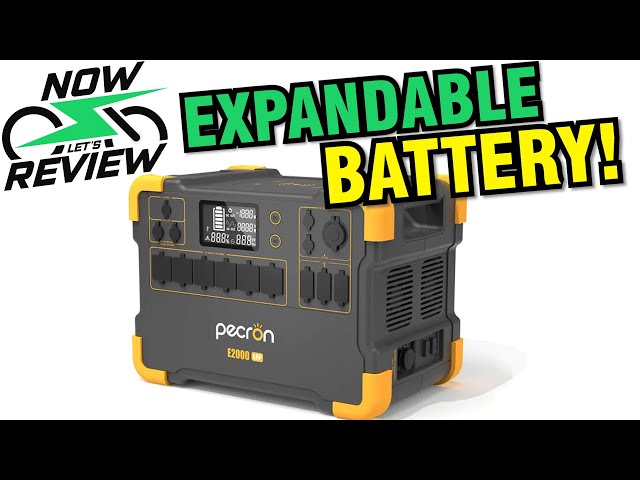 PECRON E2000LFP Expandable Portable Power Station Review!