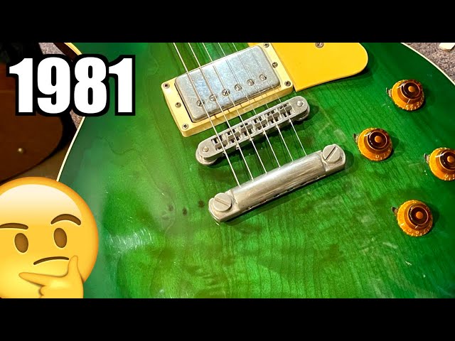 Could This Really Be Original? | Greenburst 1981 Gibson Les Paul Heritage 80 Elite + More