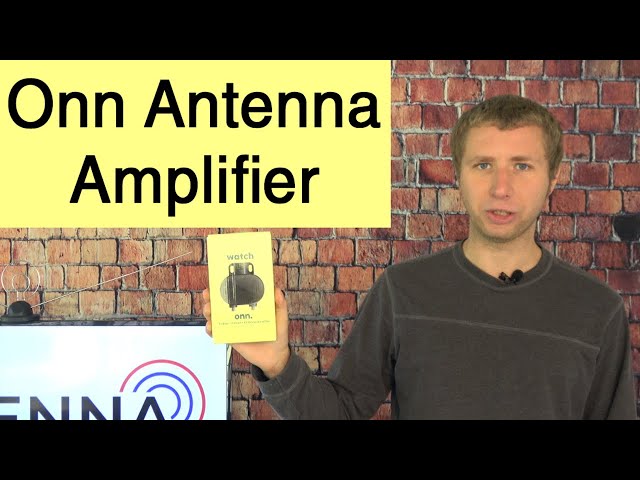 Onn Indoor/Outdoor Antenna Amplifier and Signal Booster Review