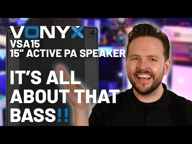 It's All About the Bass! Vonyx VSA15 Active PA Speaker - Demo & Features