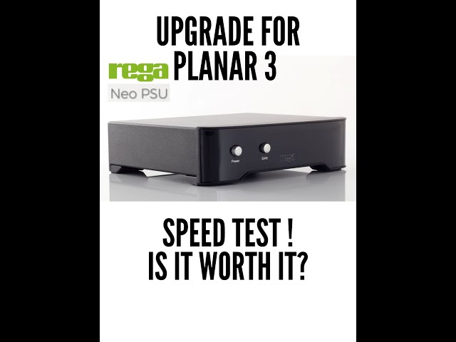 Rega Neo TT PSU upgrade review: speed test for 33 45 rpm planar 3 turntable speed accuracy & sound