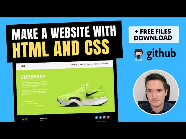 How to Make a Website with HTML and CSS from Scratch - HTML Tutorial