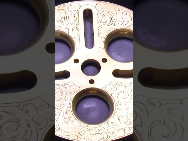 #Watchmaking - #Engraving A Watchmaker's Faceplate