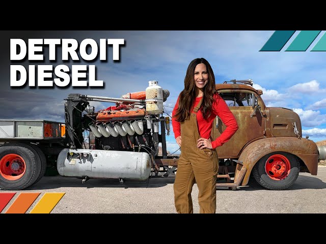 DETROIT DIESEL: “Mad Max” Rat Rod V12 Diesel 1948 COE Dump Truck With Hidden Motorcycle | EP24