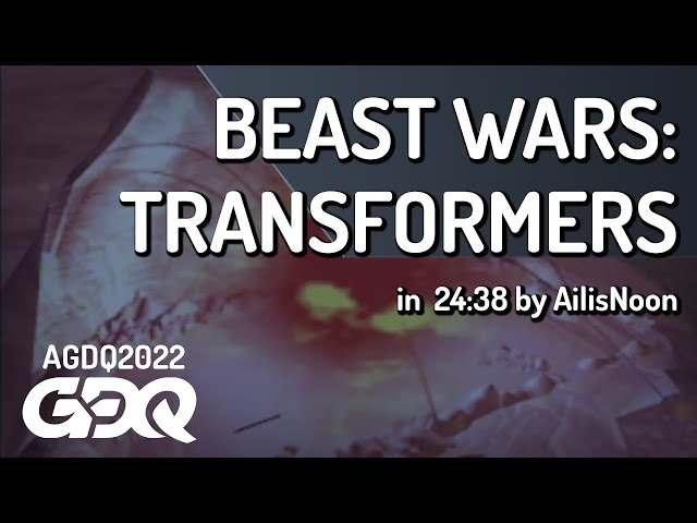 Beast Wars: Transformers by AilisNoon in 24:38 - AGDQ 2022 Online