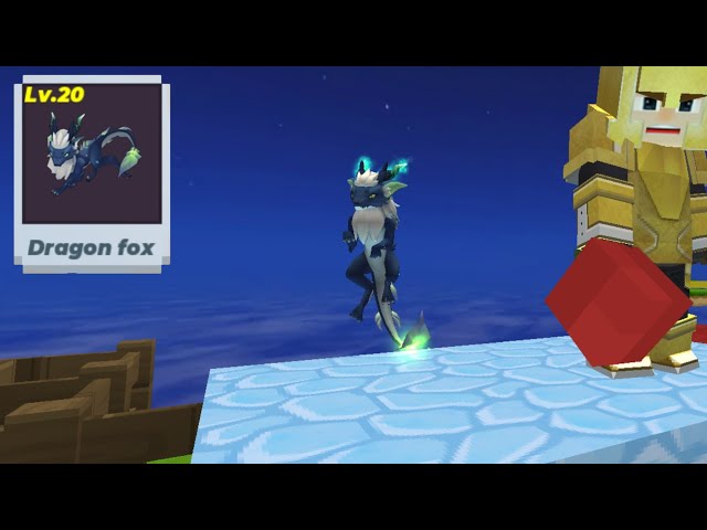 New Freeze Block Pet *Dragon Fox* in BedWars! (Blockman Go)