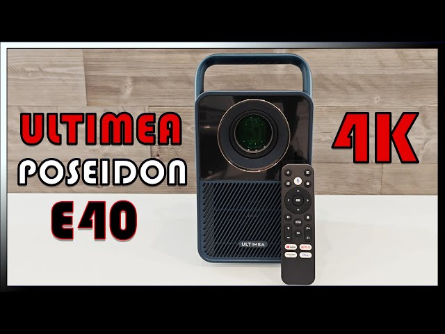 Ultimea Poseidon E40 Smart 4K Projector Review. A Great Portable Projector.