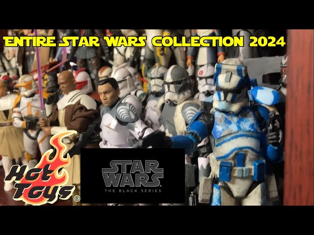 ENTIRE STAR WARS COLLECTION! Star Wars the Black Series , Hot Toys, Lego , and more #starwars