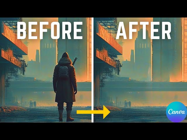 How to Remove Person From a photo | Canva tutorial