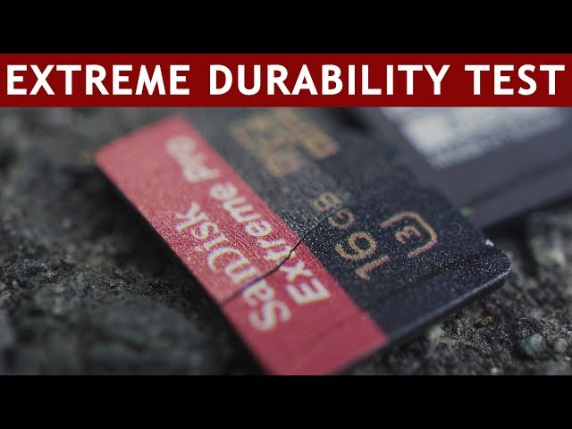 How durable are MicroSD cards? | Water, Heat, Cold, X-Ray, Shocks, ...