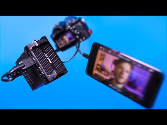 Monitor and power your camera from a phone | ACCSOON M1 Review