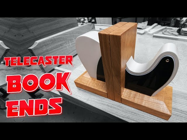 Fender Telecaster guitar Bookends. DIY Build