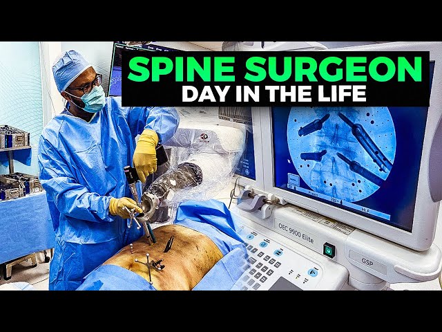 Day in the Life of a Spine Surgeon | Robotic Spinal Surgery