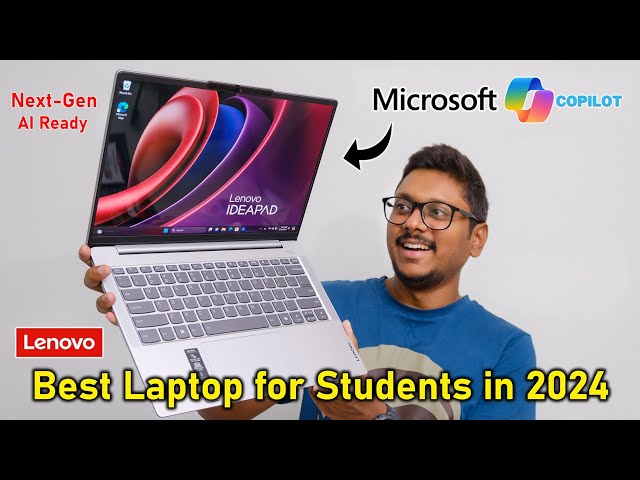 Best Laptop for Students in 2024..? Lenovo IdeaPad Slim 5 with Microsoft Copilot AI 🔥