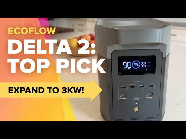 Ecoflow Delta 2 with expansion battery - Best midsize power station in 2022