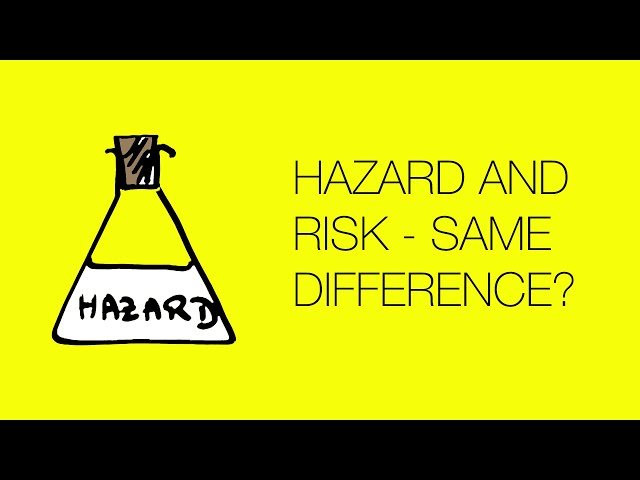 Hazard and Risk -- What's the difference?