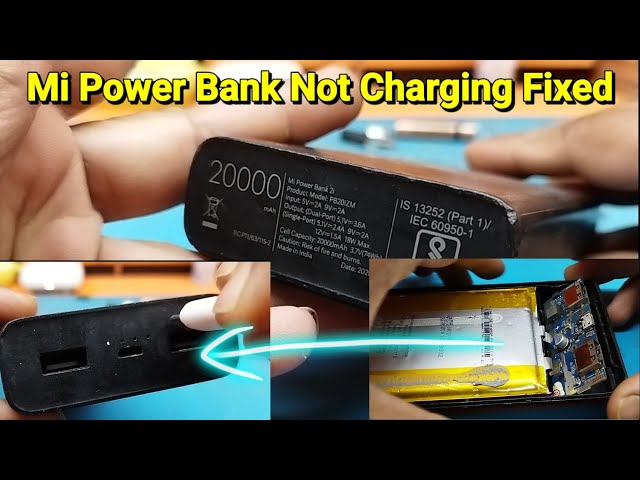 Mi 20000 mAh Power Bank Not Charging Fixed