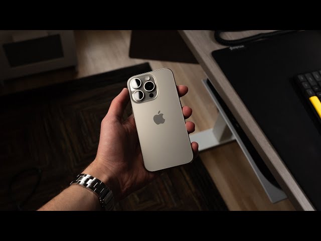Natural Titanium iPhone 15 Pro - Unboxing & Impressions