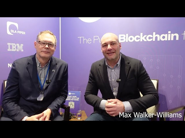 A quick conversation with Christian Hasker from Swirlds Labs about Hedera Hashgraph in Davos