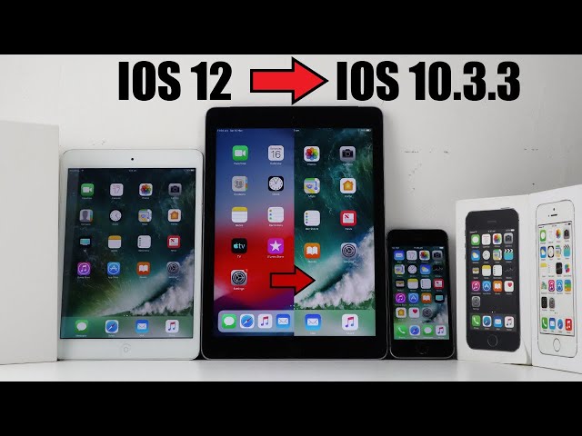 IOS 10.3.3 Downgrade for iPhone 5s, iPad Air + Mini 2