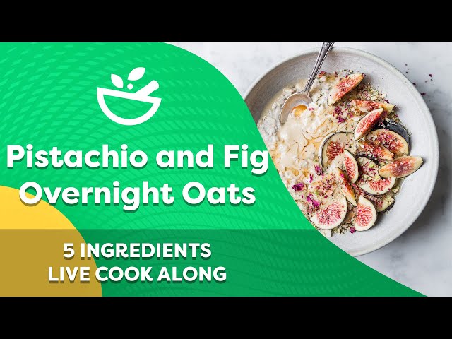 Pistachio and Fig Overnight Oats