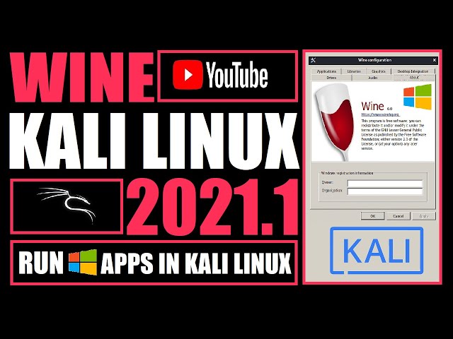 How to Install Wine in Kali Linux 2021.1 | Wine Linux | Run Windows Apps on Linux | Wine 6.0 Kali