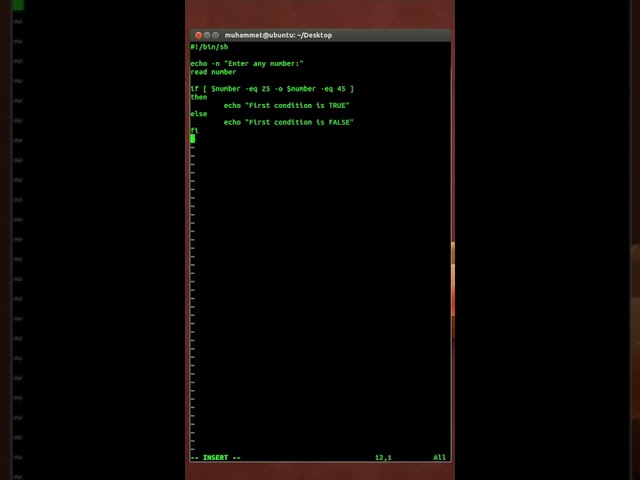 Linux Shell Script - Logical Operators #003 #shorts