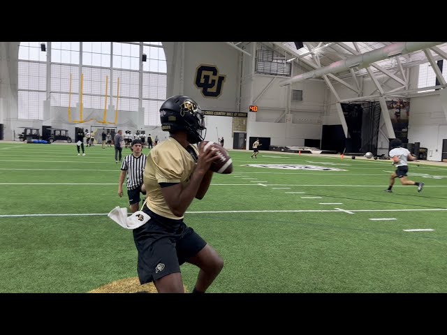 This Company Flew ALL THE WAY to Colorado JUST FOR Shedeur Sanders: CU Spring Ball Practice Footage