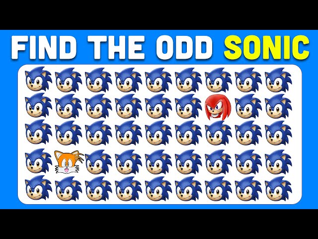 Find the ODD One Out - Sonic Edition | Sonic The Hedgehog Quiz - 35 Levels