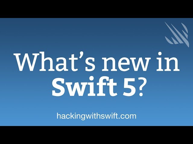 What's new in Swift 5.0?