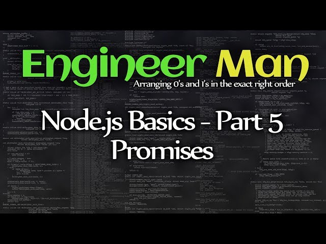 Promises - Node.js Basics Part 5