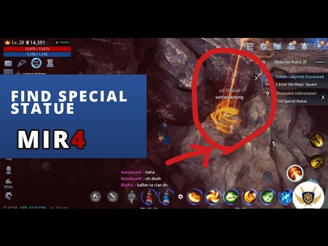 How to Find Request Quest "FIND SPECIAL STATUE" MIR4 | The Unreliable Information Tutorial